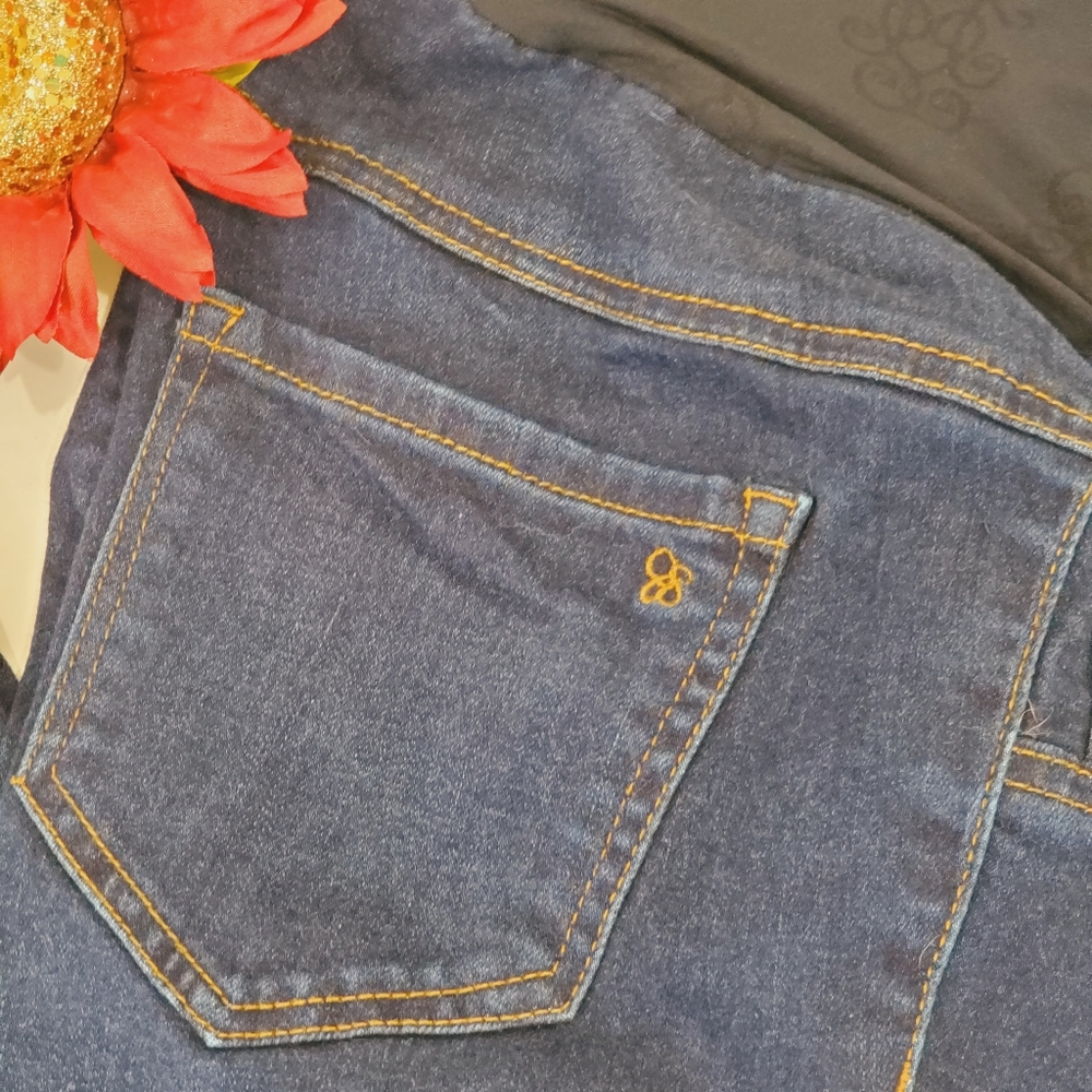 Jessica Simpson Maternity Dark Wash Skinny Jegging Size PL Secret Fit Belly EUC - Picture 7 of 10